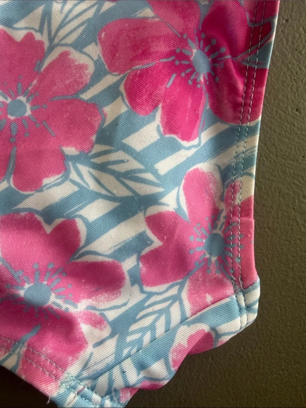 Floatimini Pink Floral Puff Sleeve Kids Bikini Size 5